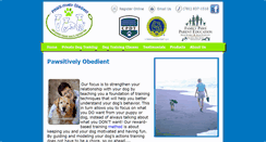 Desktop Screenshot of pawsitivelyobedient.com